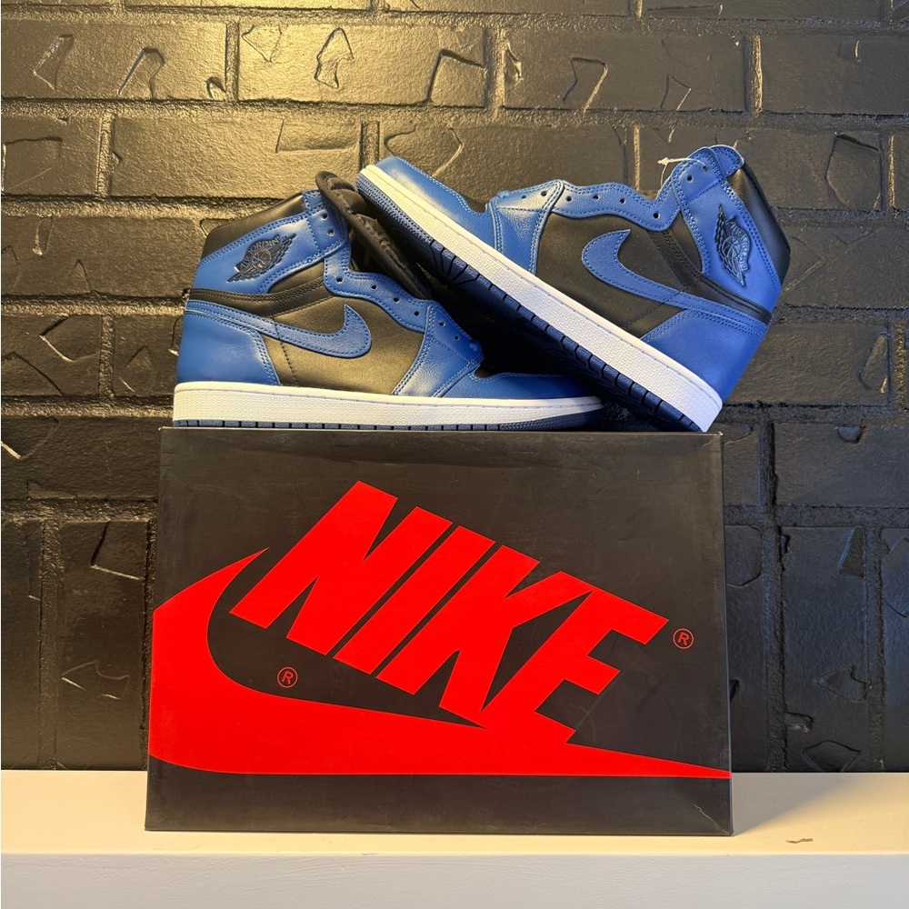 Nike Royal Blue and Black High-Tops
